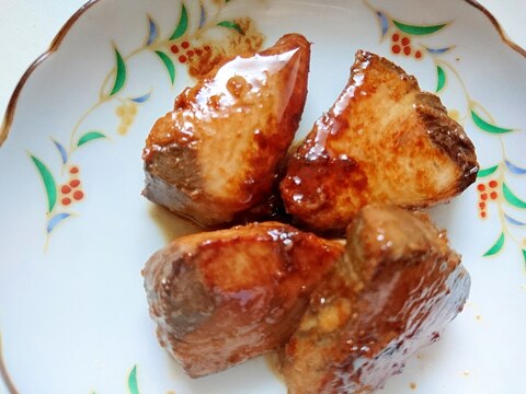 鰹の刺身の生姜焼き